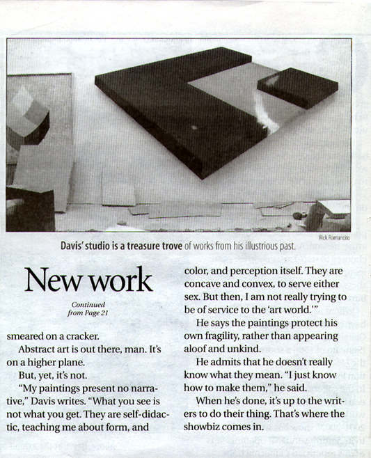 4.Ron Davis: New Work - Tempo, Taos News, 8-8-02