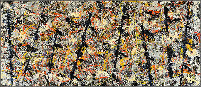 Jackson Pollock, Blue Poles, 1952