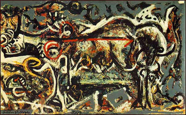 Jackson Pollock, She Wolf, 1943