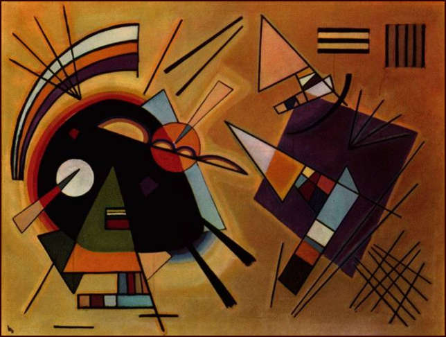 Wassily Kandinsky, Black and Violet, 1924